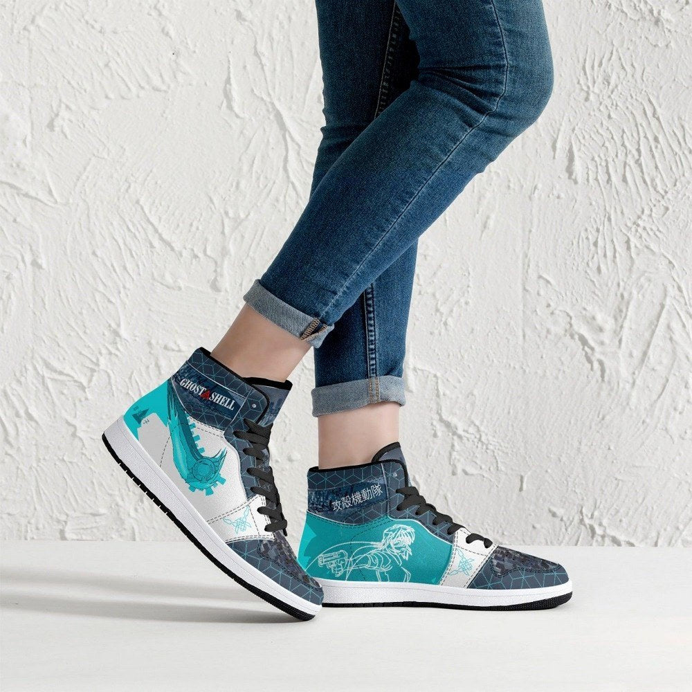Motoko Kusanagi Ghost In The Shell JD1 High Top Shoes
