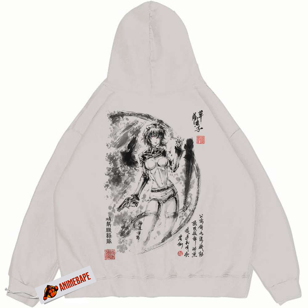 Ghost in the Shell Motoko Kusanagi Vintage Anime Hoodie