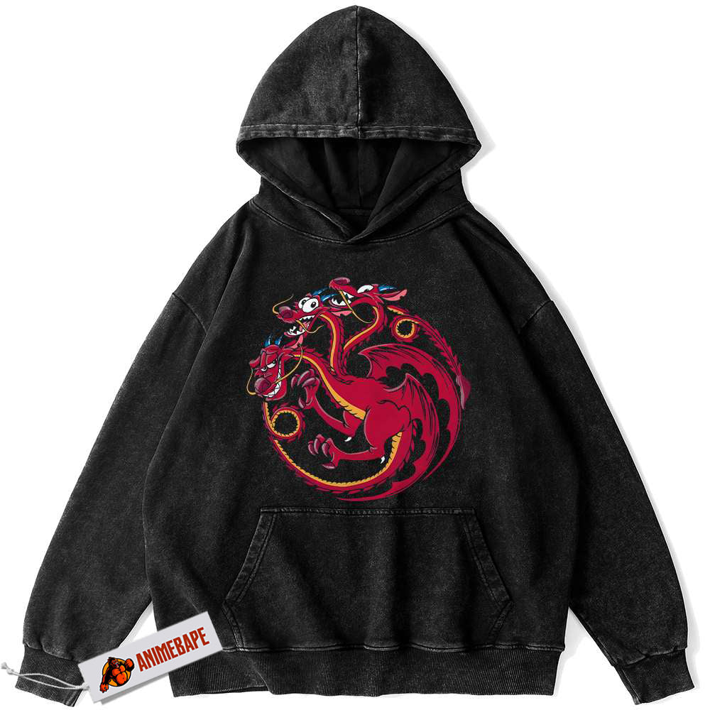 Mulan Mushu Vintage Animated Hoodie for Fans and Collectors