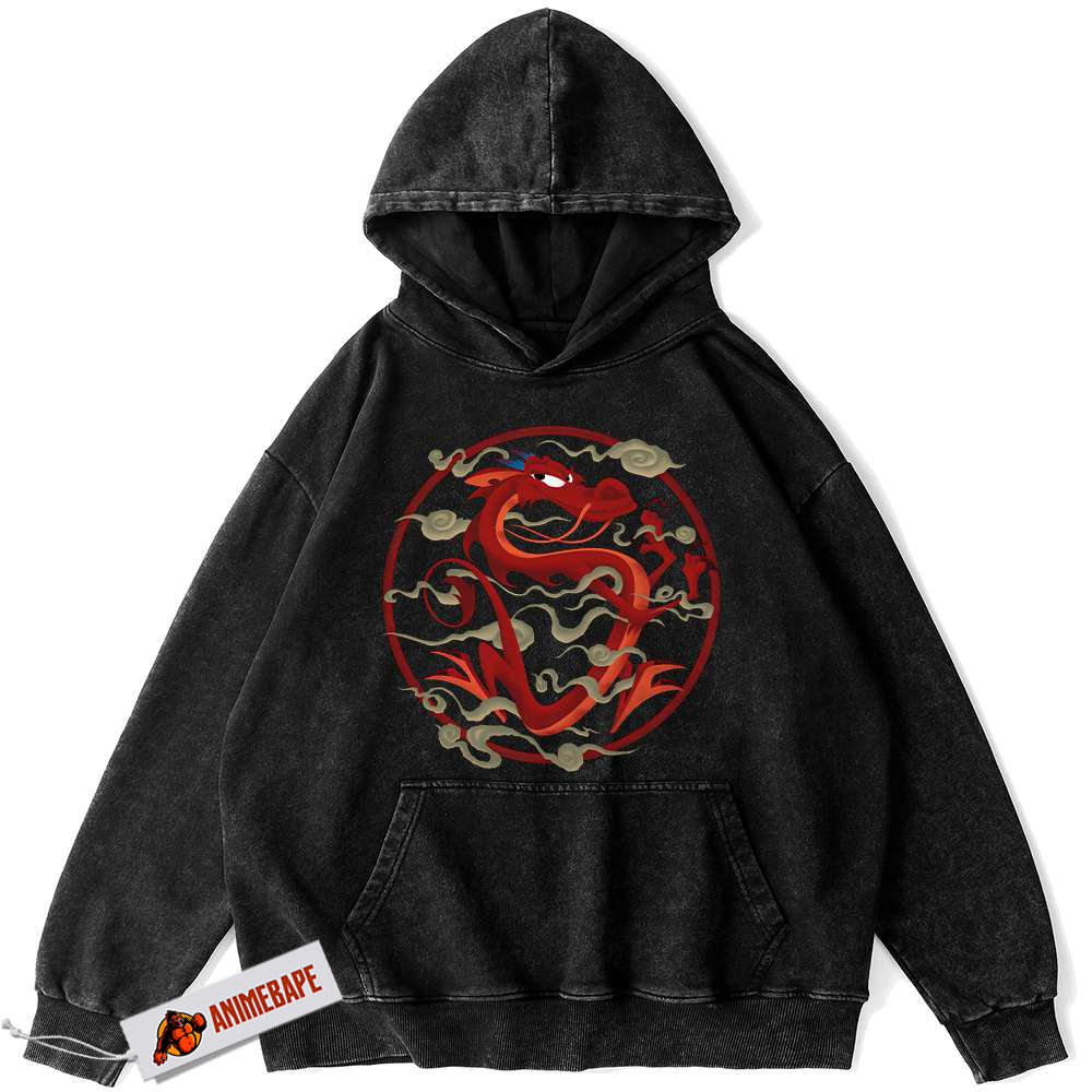 Mulan Mushu Vintage Animated Hoodie for Fans and Collectors