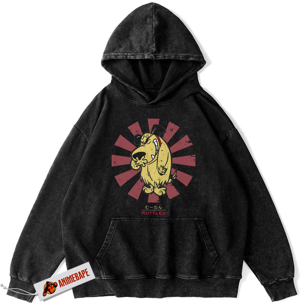 Wacky Races Muttley Vintage Animated Hoodie for Fans