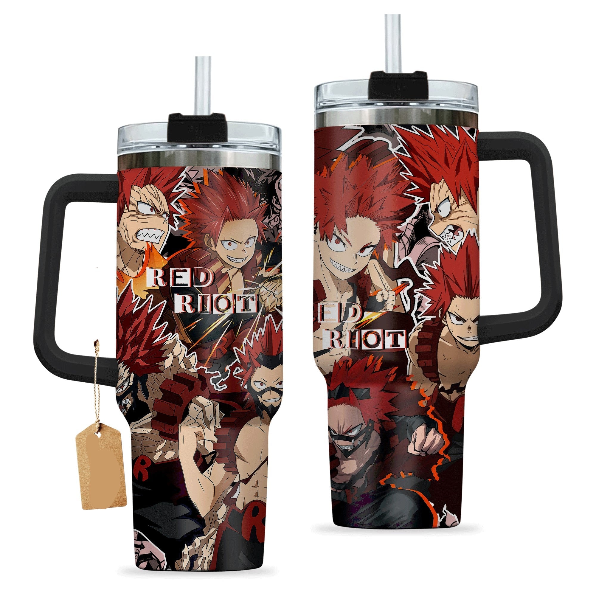 My Hero Academia Eijiro Kirishima Riot Large Tumbler