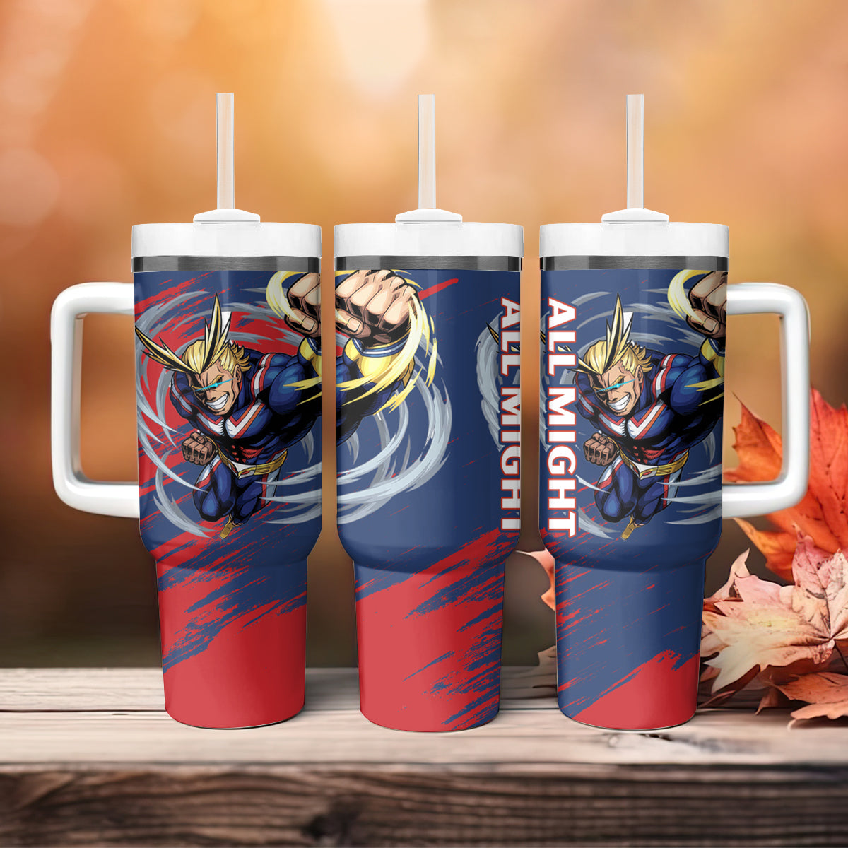My Hero Academia My Hero Academia All Might Fighting Large Tumbler