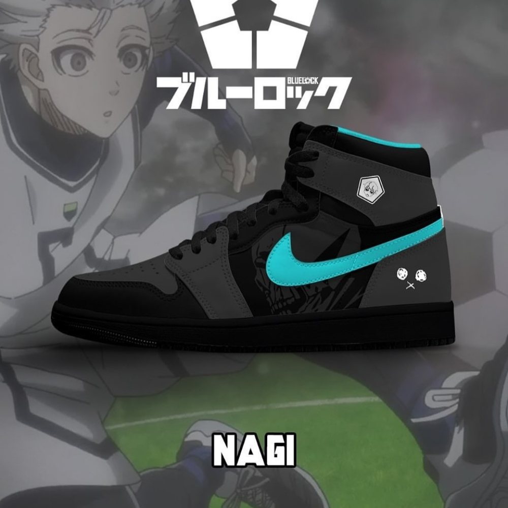 Nagi Blue Lock AJ1 High Top Shoes