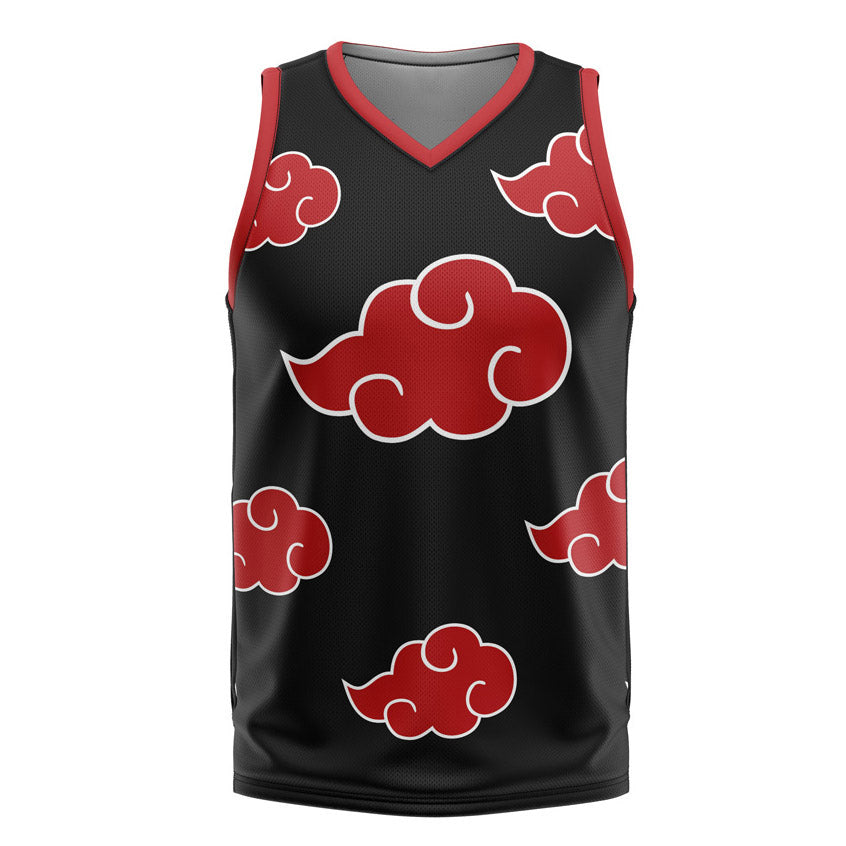 Naruto Akatsuki V-Neck Basketball Jersey