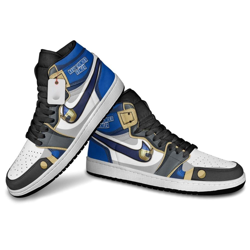 Navy Thunder Ranger AJ1 Sneakers Movies Custom Shoes