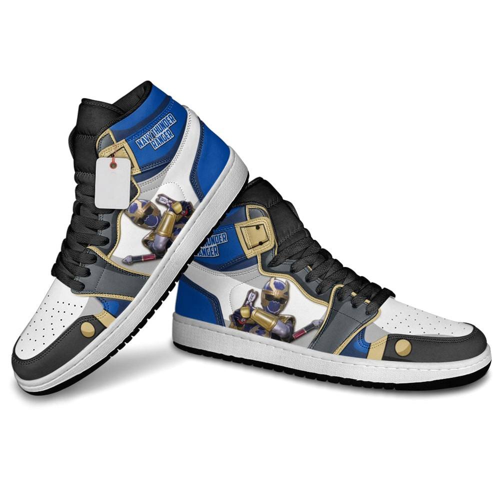 Navy Thunder Ranger Movie AJ1 High Top Shoes