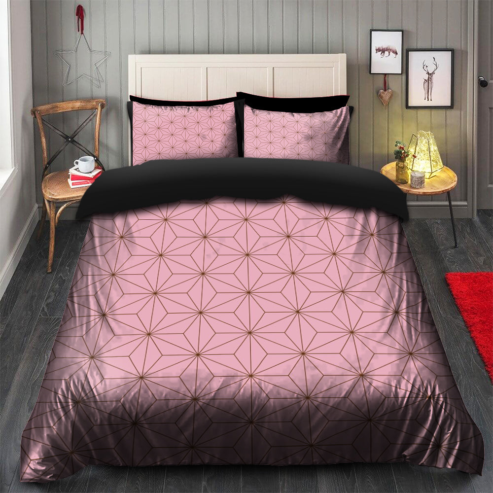 Nezuko Glow Stars Duvet Cover Set with 2 Pillowcases - Demon Slayer