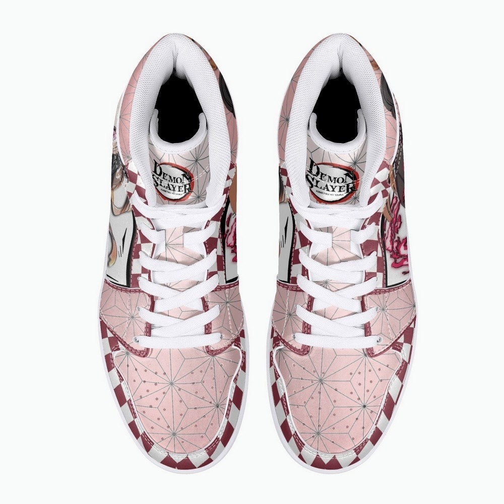 Nezuko Kamado Demon Slayer JD1 High Top Shoes