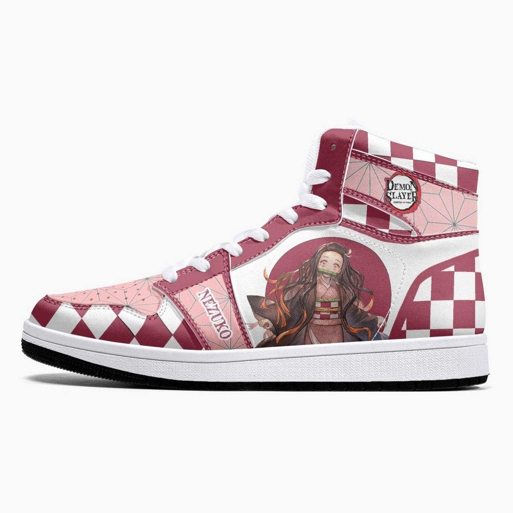 Nezuko Kamado Demon Slayer JD1 High Top Shoes