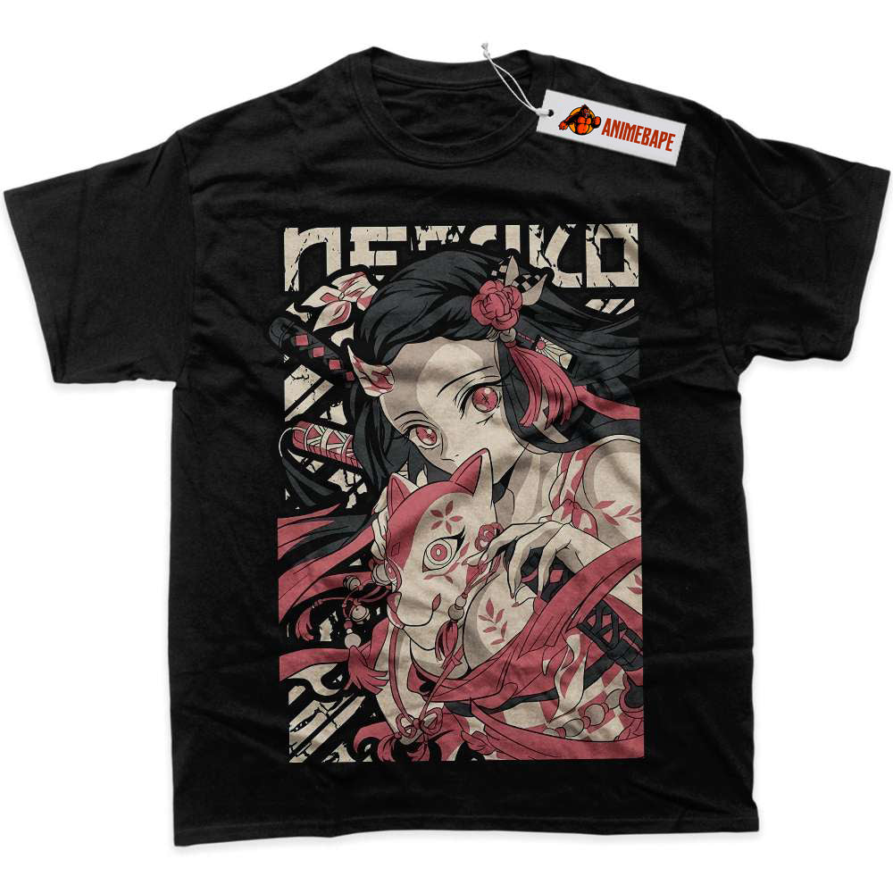 Demon Slayer Nezuko Kamado Graphic T-Shirt, Anime Shirt for Fans