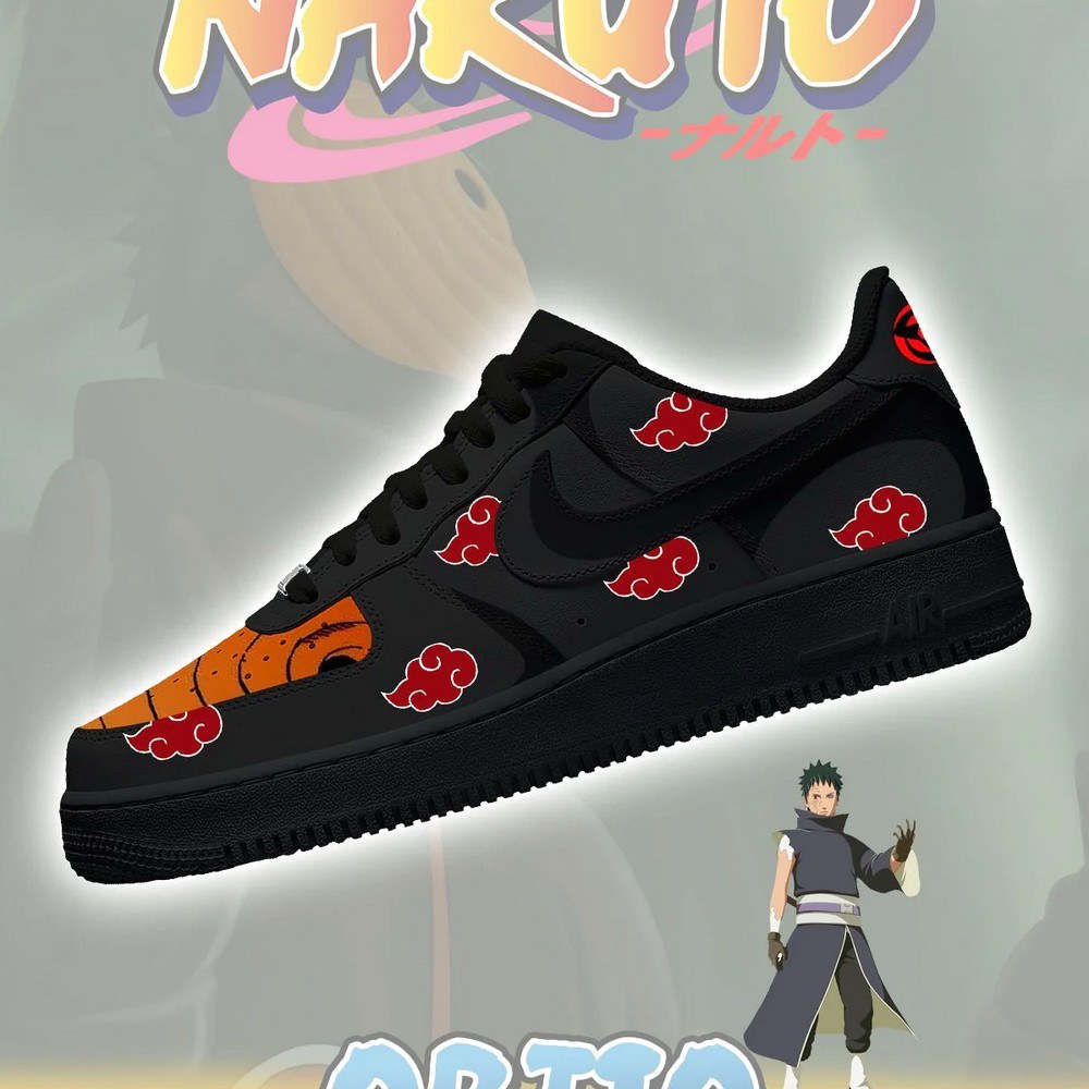 Obito No.2 Akatsuki AF1 Shoes