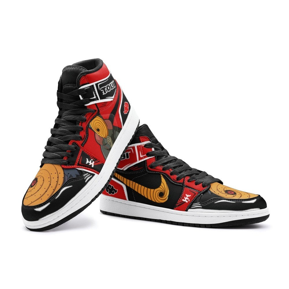 Obito Tobi Clan Red Cloud Ninja J1 High Top Shoes