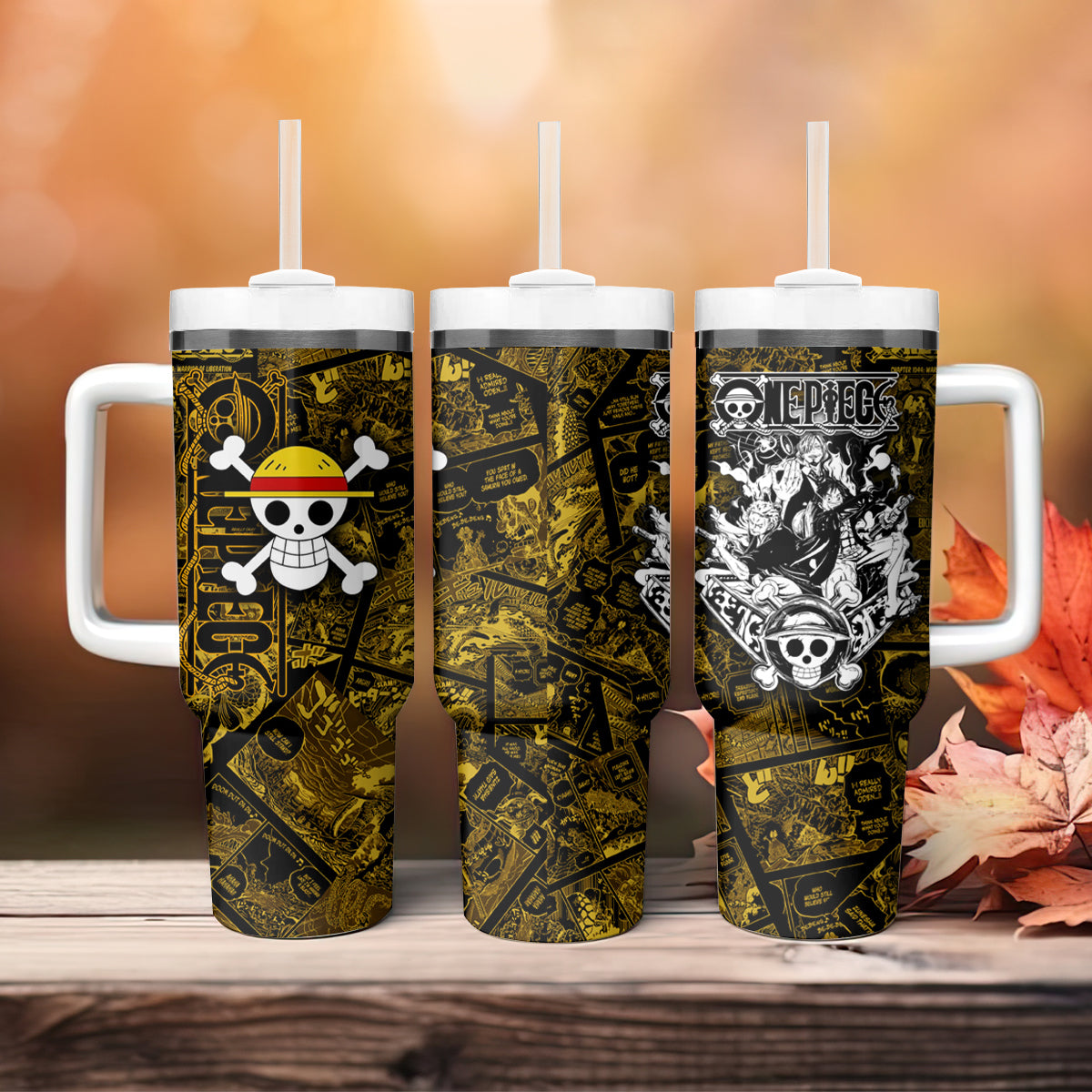One Piece Luffy Zoro Sanji One Piece Large Tumbler