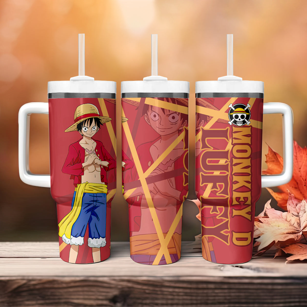 One Piece Monday D Luffy Large Tumbler