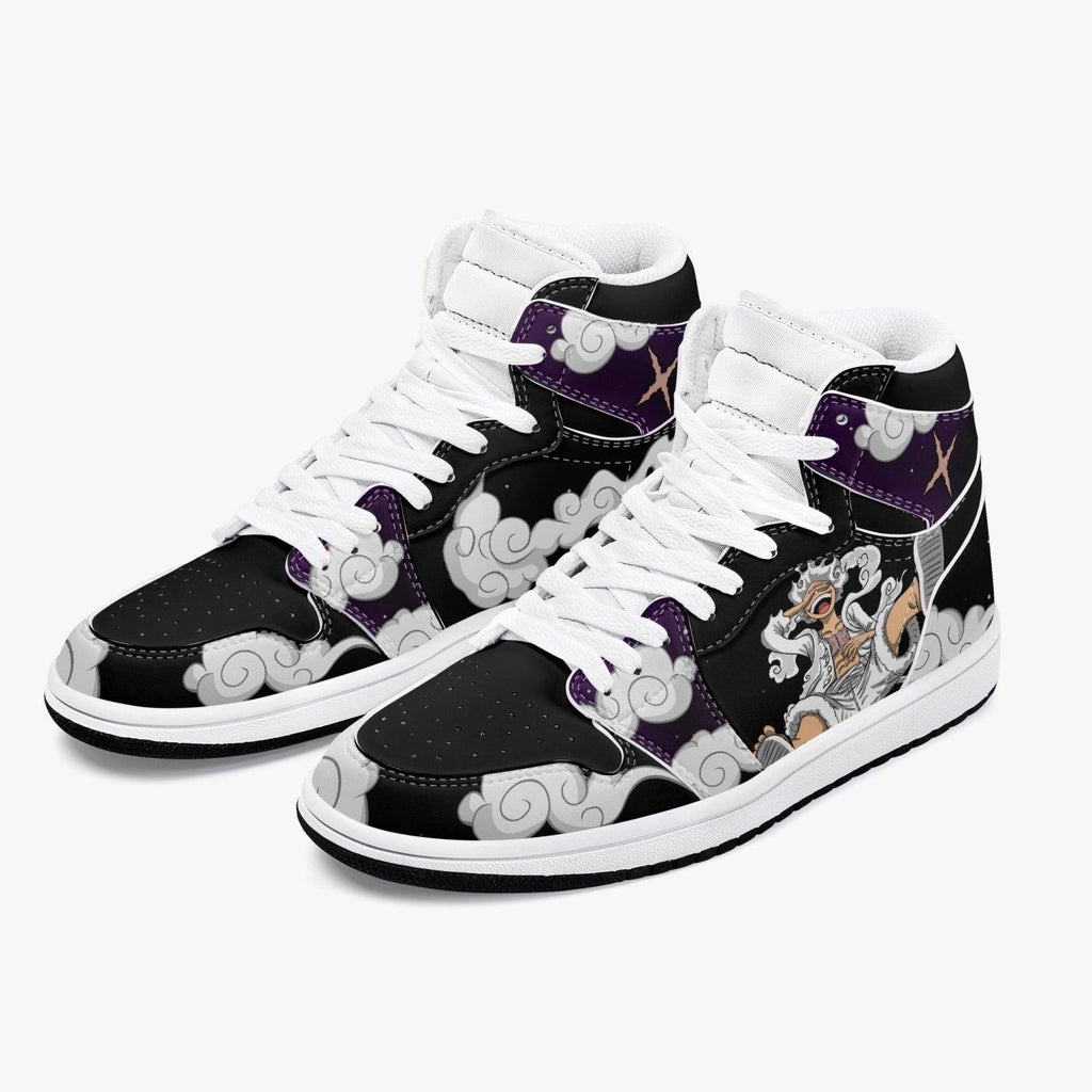 One Piece Luffy White Gear 5 AJ1 High Top Shoes