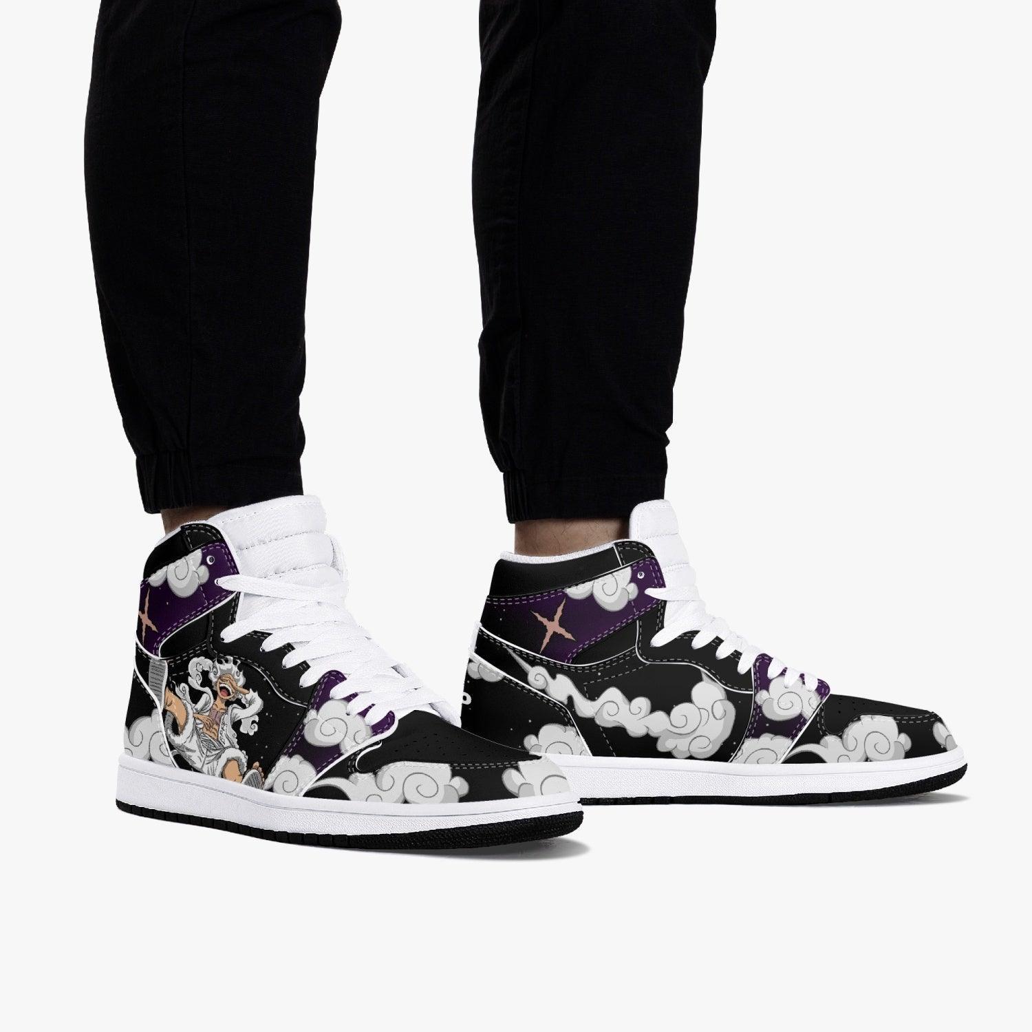 One Piece Luffy White Gear 5 AJ1 High Top Shoes