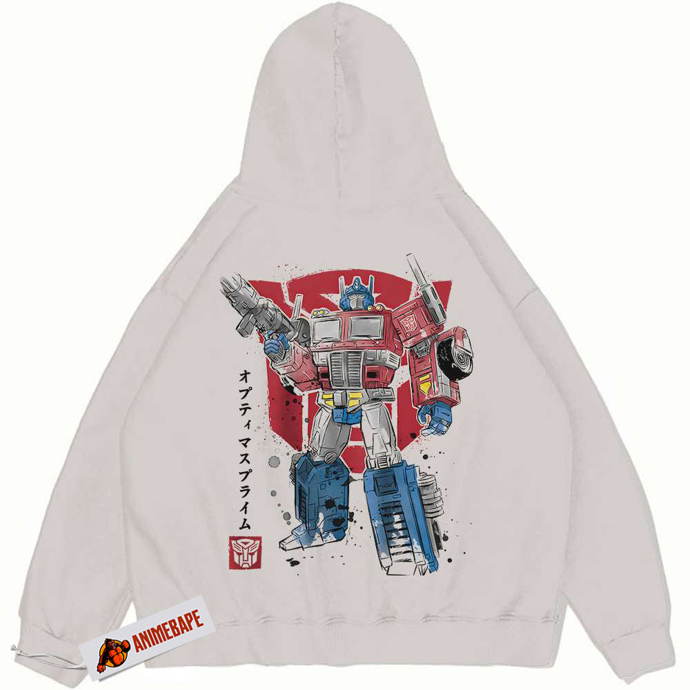 Transformers Optimus Prime Vintage Movie Hoodie for Fans