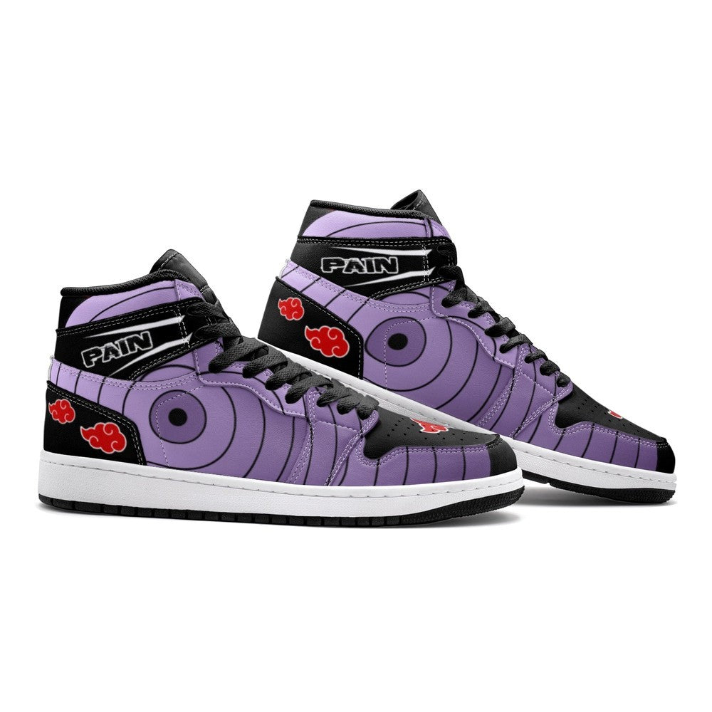 Pain Nagato Red Cloud Ninja J1 High Top Shoes