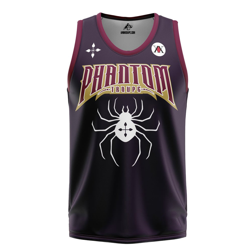 Phantom Troupe Chrollo Hunter X Hunter Basketball Jersey