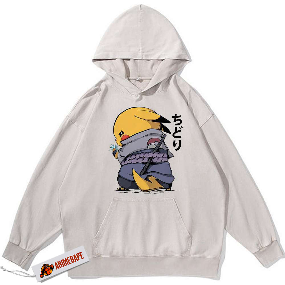 Pikachu Vintage Anime Hoodie for Fans of Pokemon Apparel
