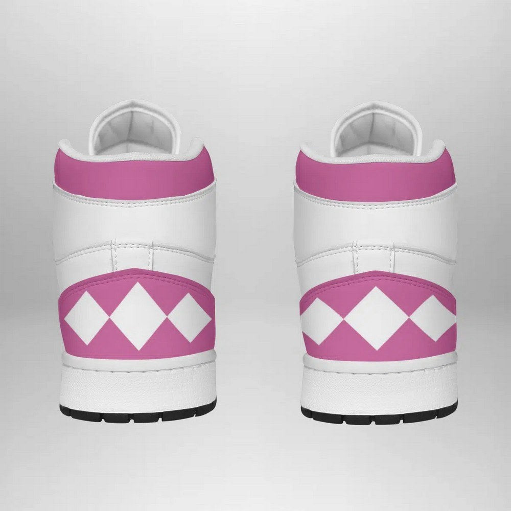 Pink Ranger Mighty Morphin V2 Power Rangers AJ1 Shoes