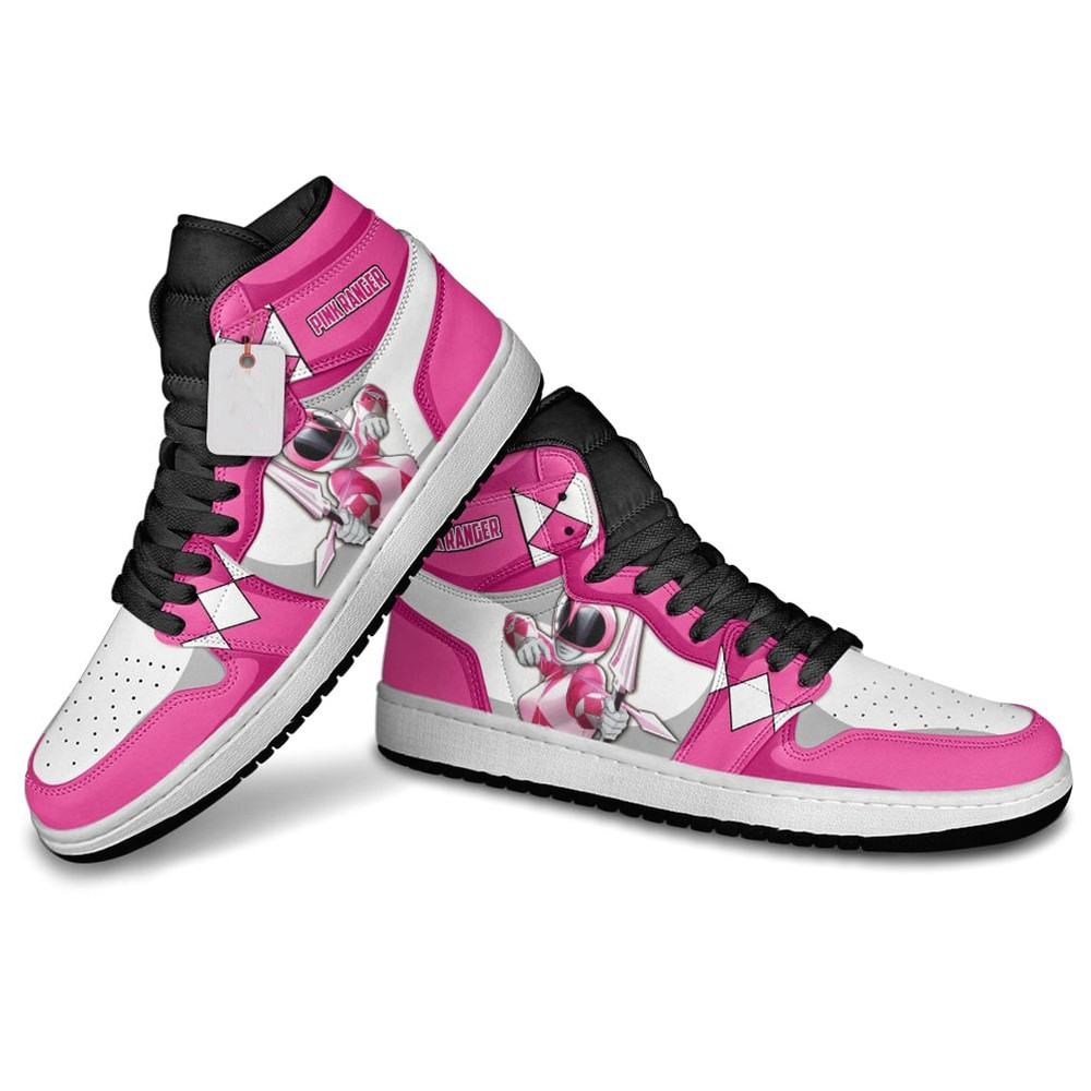 Pink Ranger Movie AJ1 High Top Shoes