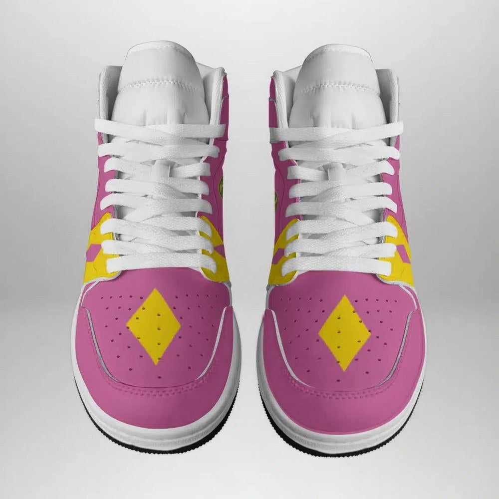 Pink Ranger Ninjetti Power Rangers AJ1 High Top Shoes