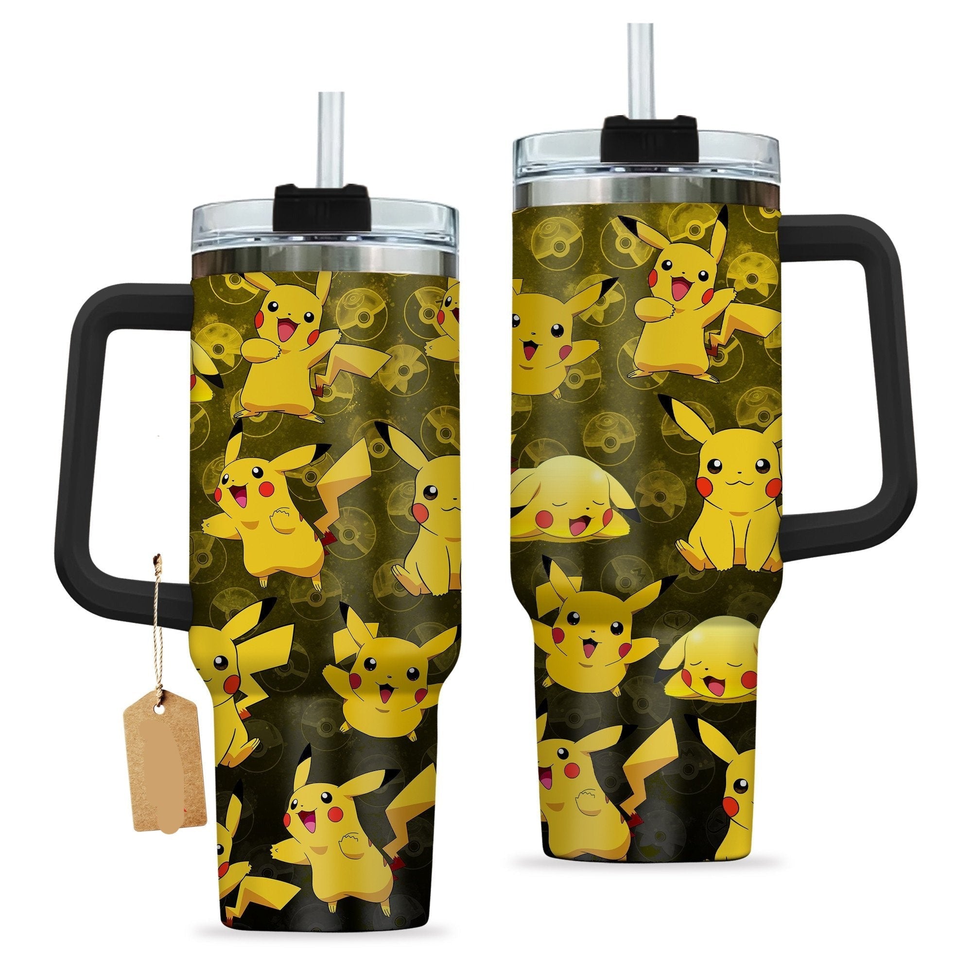 Pokemon Pikachu Pokeball Large Tumbler