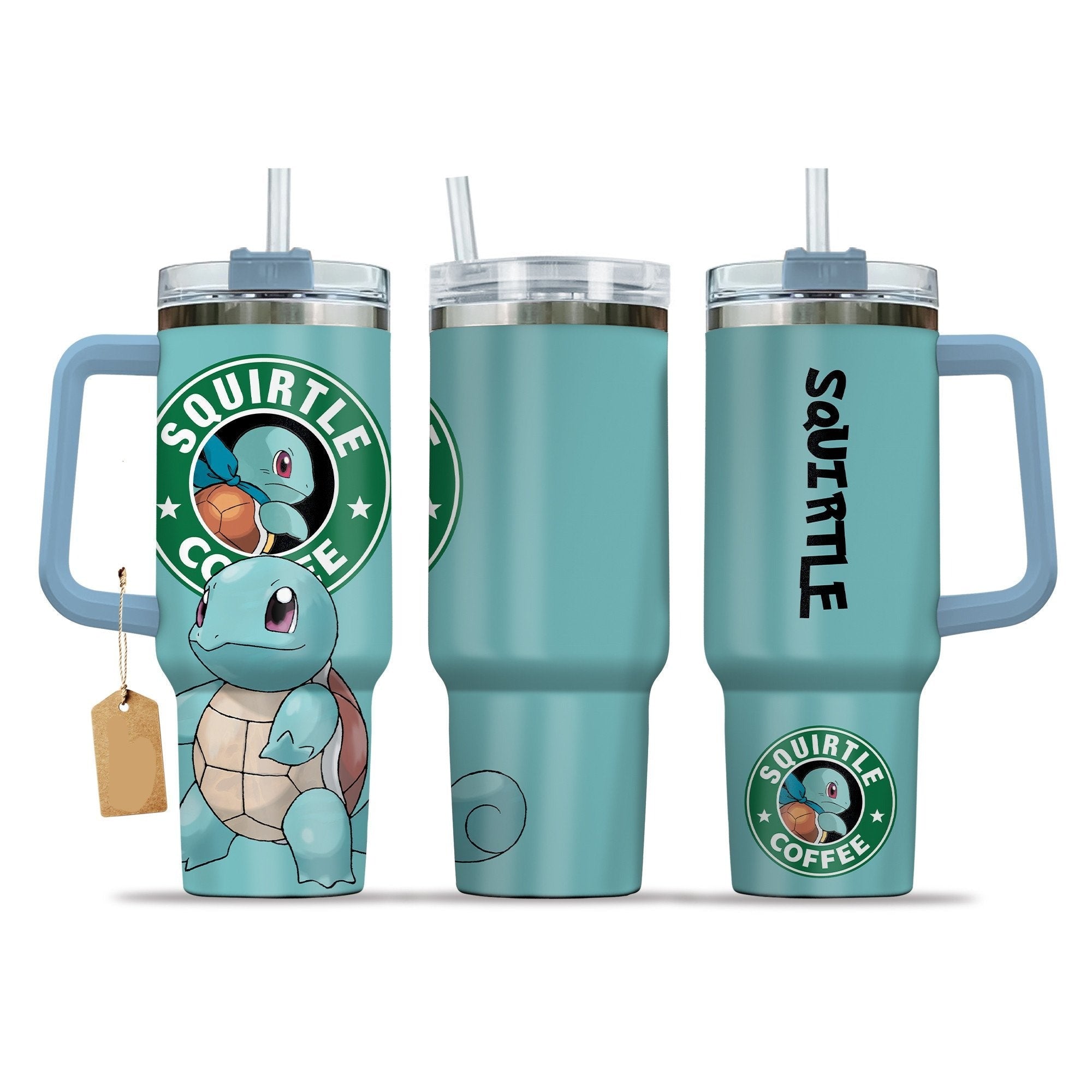 Pokemon Squirtle Coffee Large Tumbler