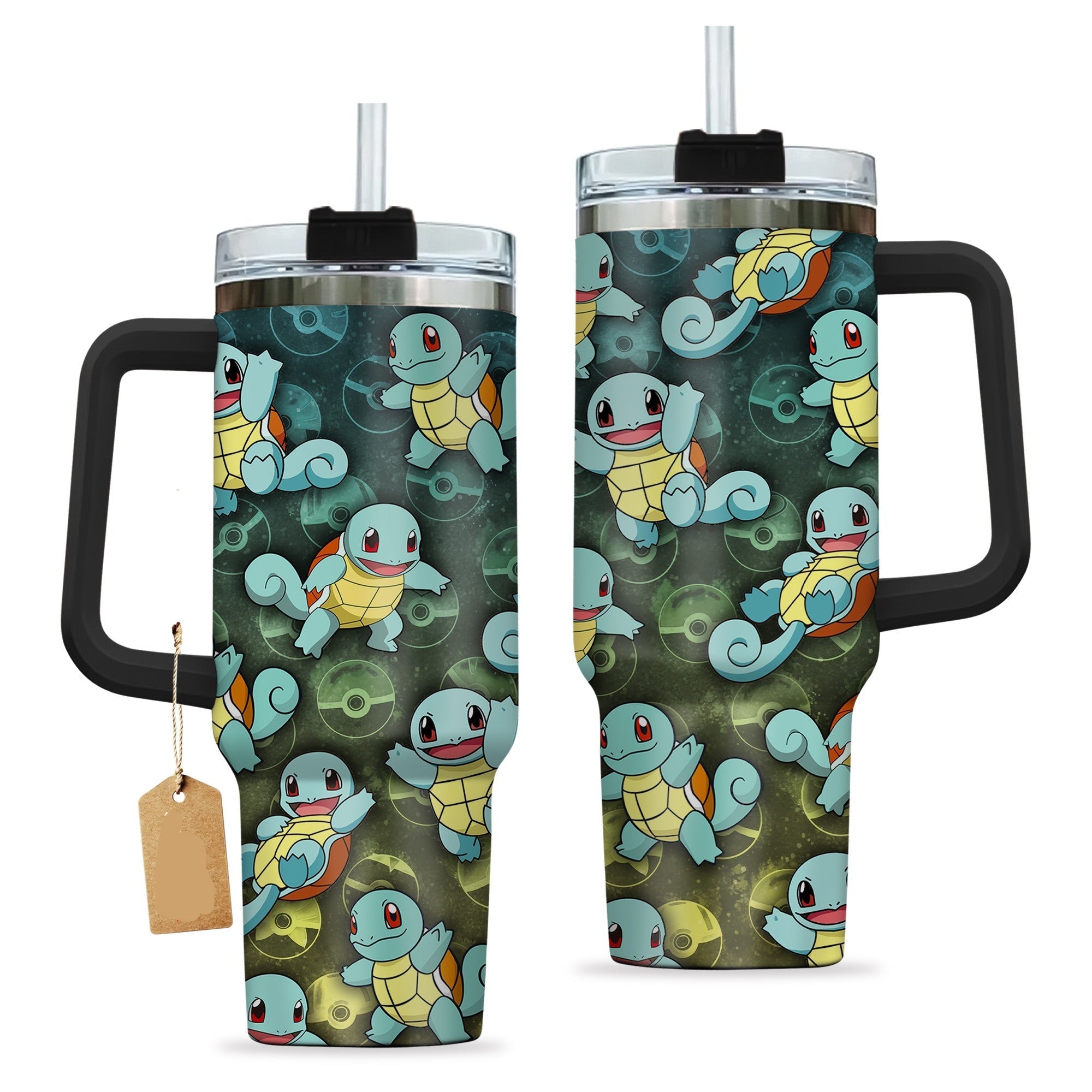 Pokemon Squirtle Pokeball Large Tumbler
