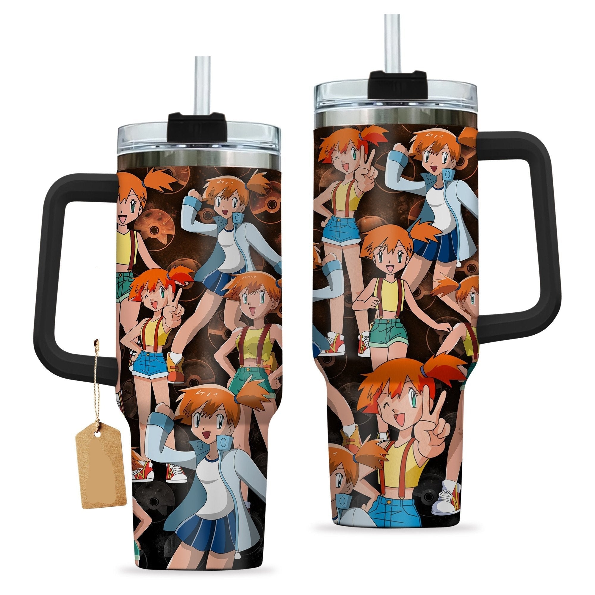 Pokemon Trainer Misty Kasumi Pokeball Large Tumbler