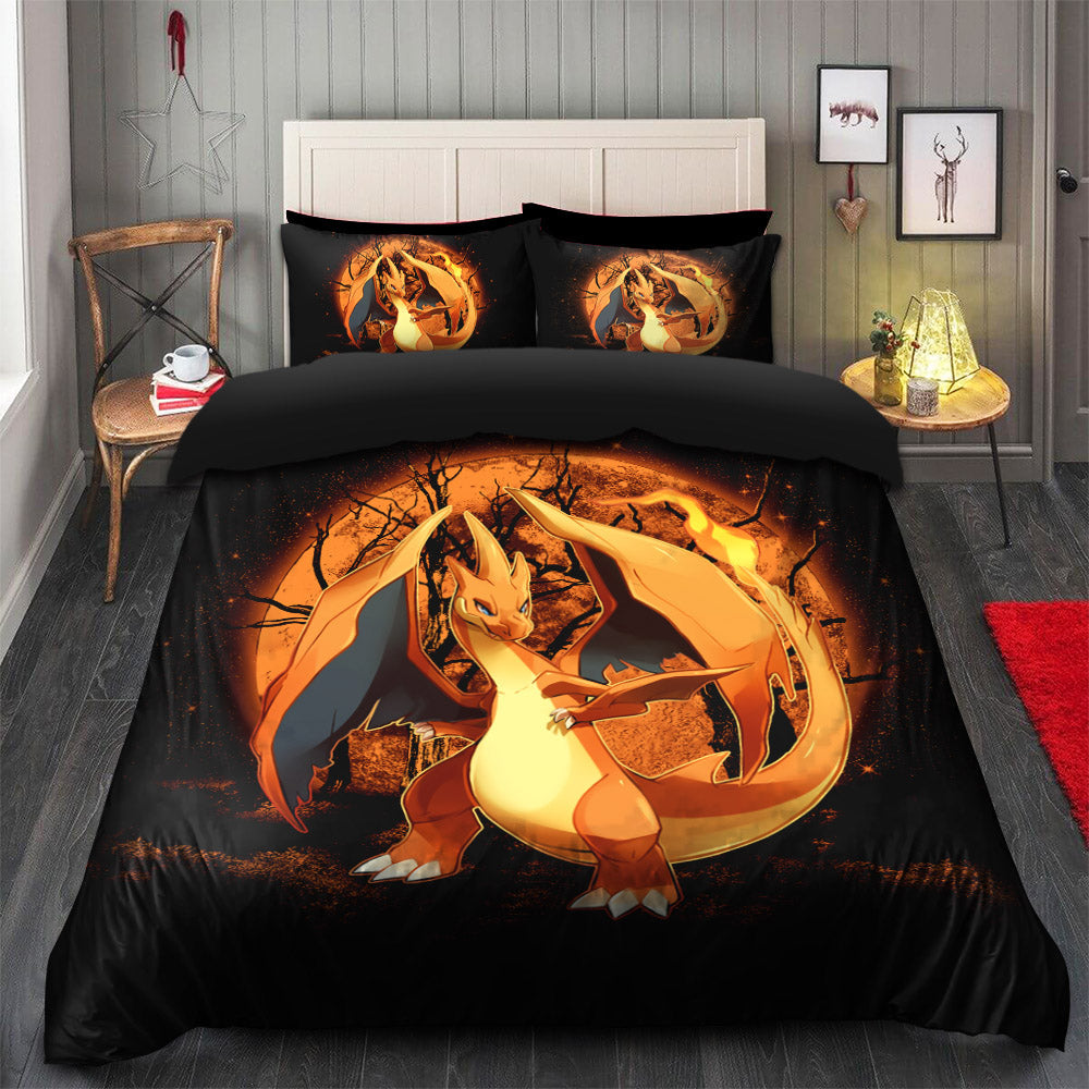 Charizard Mega Y Pokemon Bedding Set with Duvet Cover & 2 Pillowcases