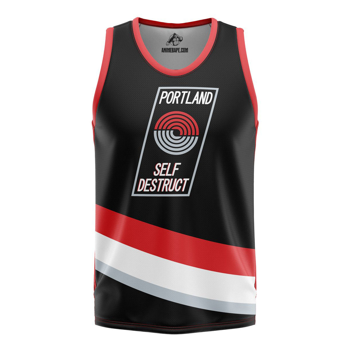 Portland Self Distruct Voltorb Pokemon Basketball Jersey