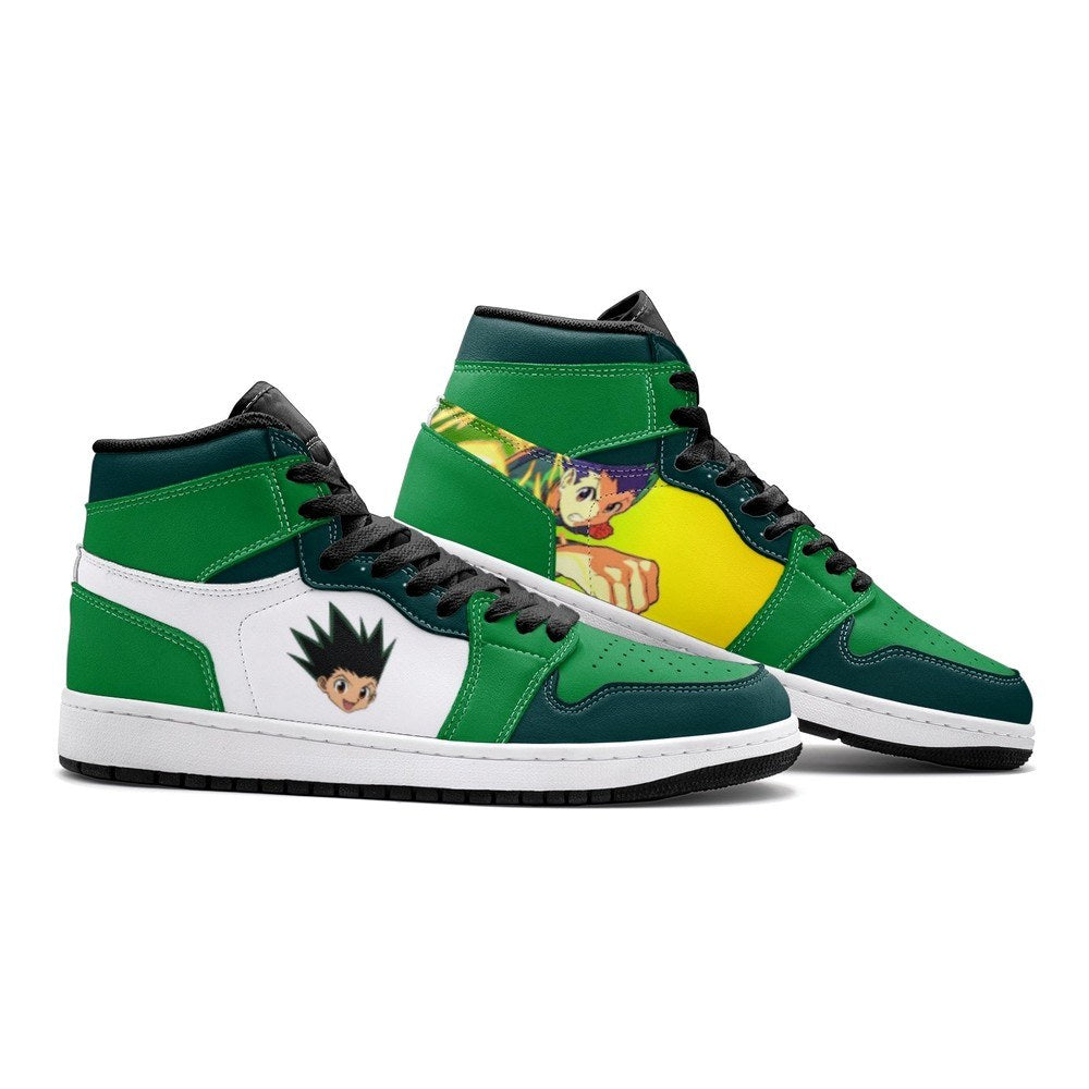 Power Punch Gon Hunter X Hunter Air Jordan 1 High Top Shoes