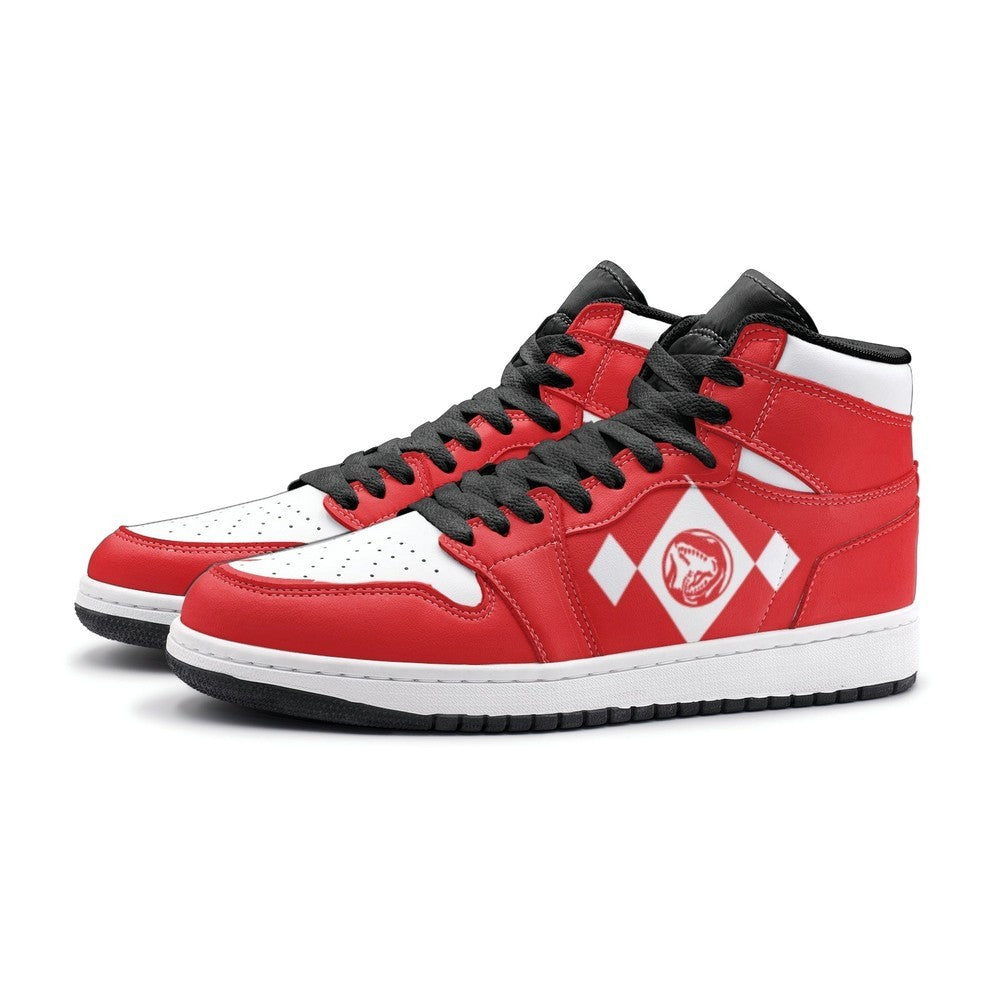 Power Rangers Red J1 High Top Shoes