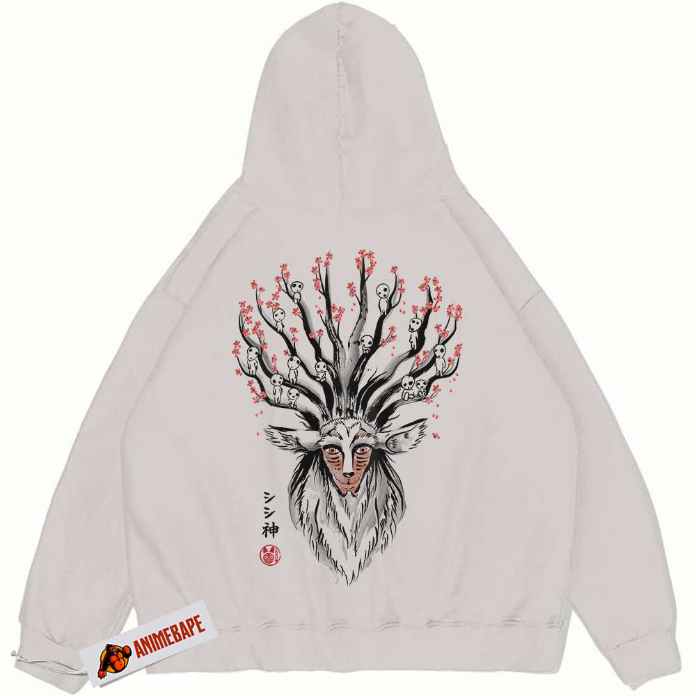 Princess Mononoke Studio Ghibli Vintage Anime Hoodie for Fans