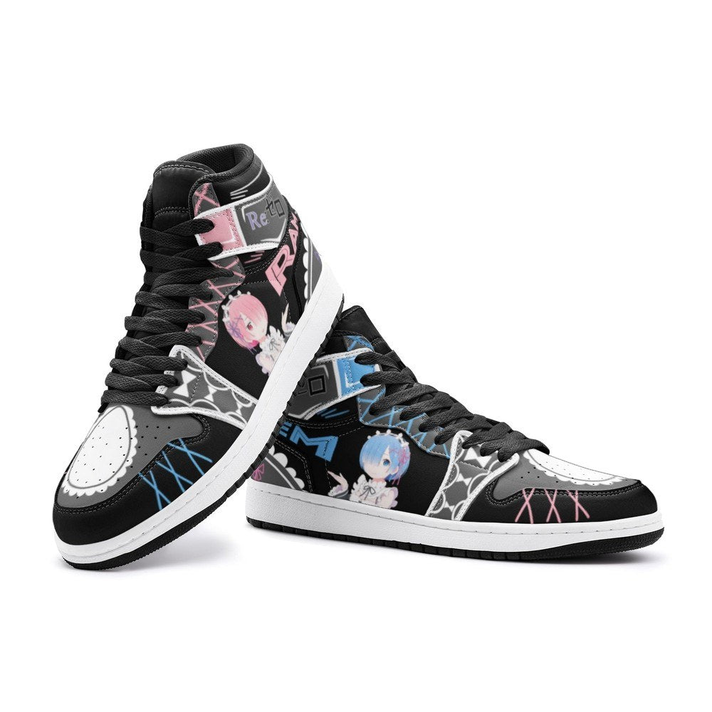 Rem And Ram Rezero J1 High Top Shoes