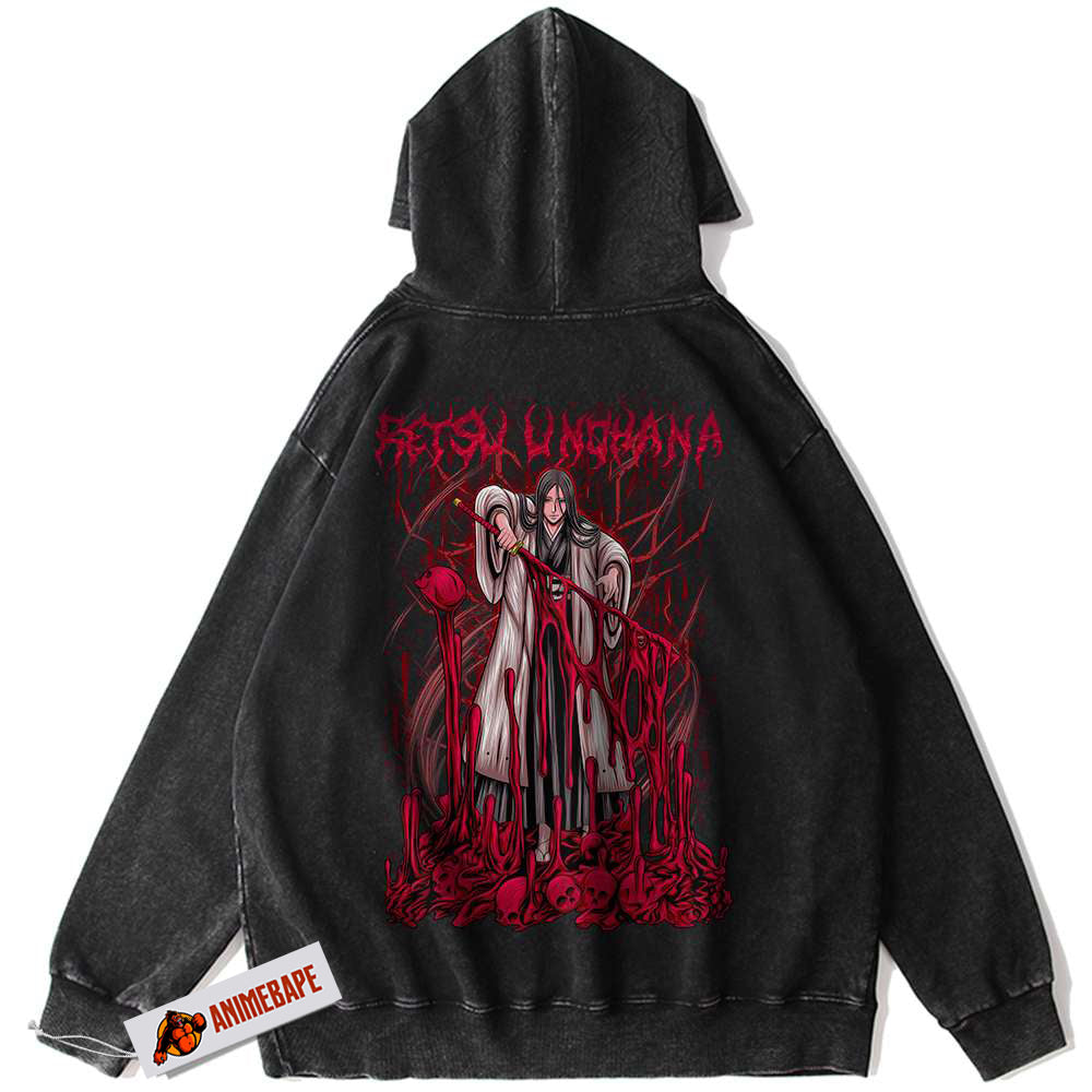 Retsu Unohana Bleach Anime Vintage Hoodie for Fans and Collectors