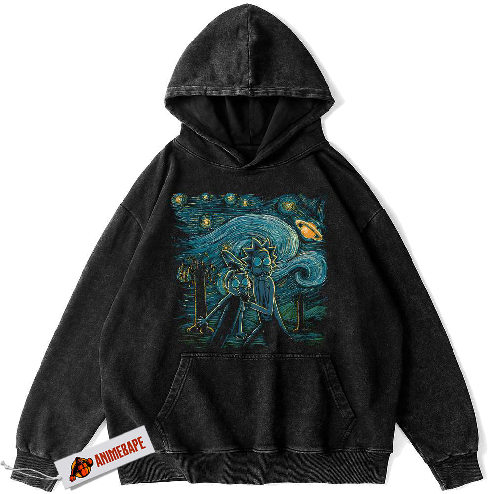 Rick and Morty Vintage Animated Hoodie for Men and Women