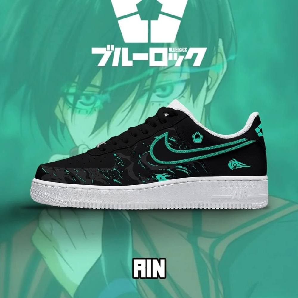 Rin Blue Lock AF1 Shoes