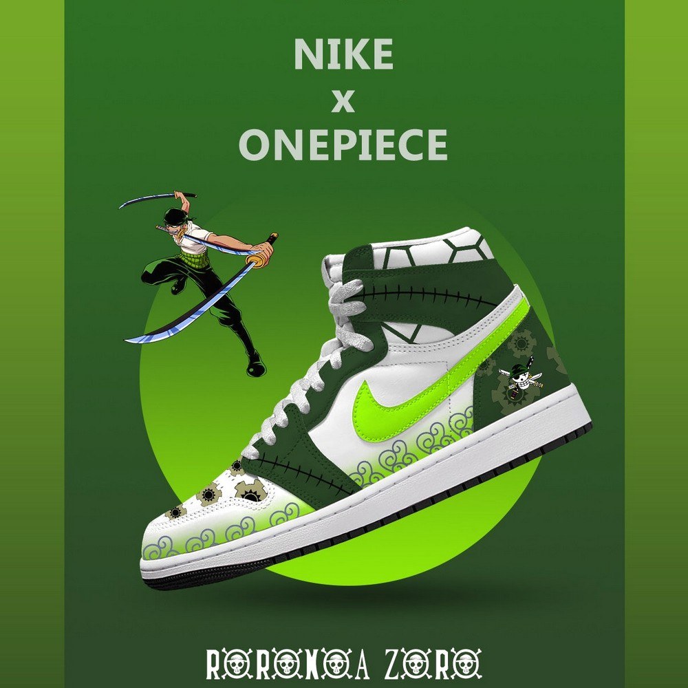 Roronoa Zoro V.1 One Piece Limited High Top Shoes