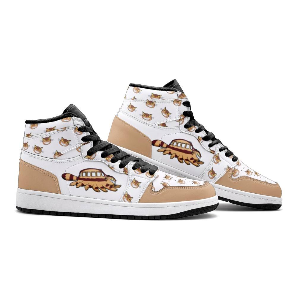 Running Cat Bus My Neighbor Totoro J1 High Top Shoes