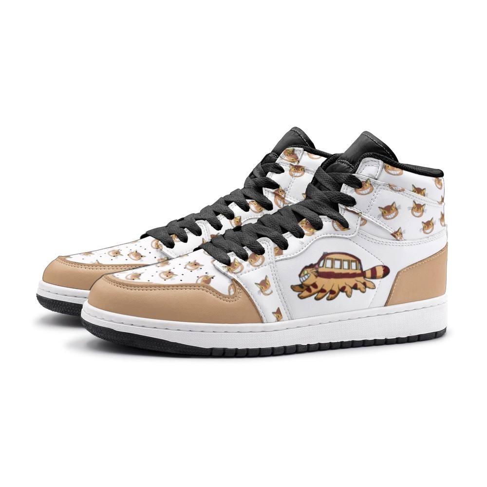 Running Cat Bus My Neighbor Totoro J1 High Top Shoes