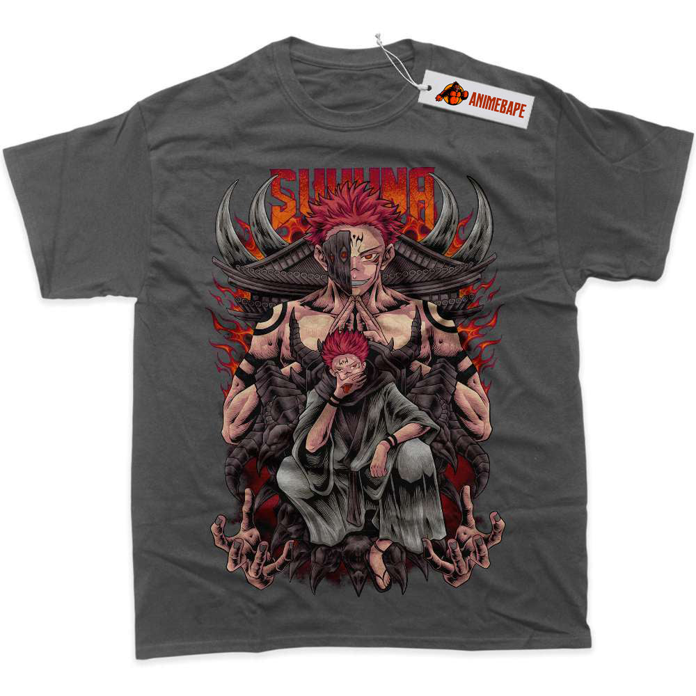 Jujutsu Kaisen Ryomen Sukuna Graphic T-Shirt, Anime T-Shirt