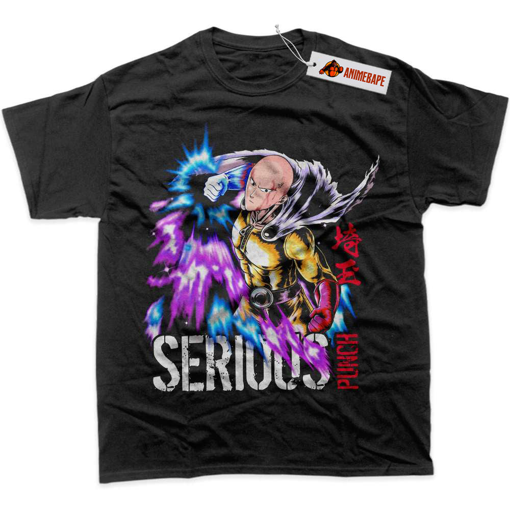 One Punch Man Saitama Shirt, Anime Graphic T-Shirt for Fans