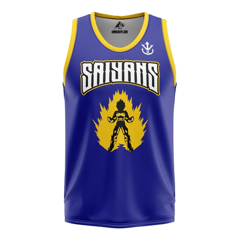 Saiyan Vegeta DBZ Basketball Jersey