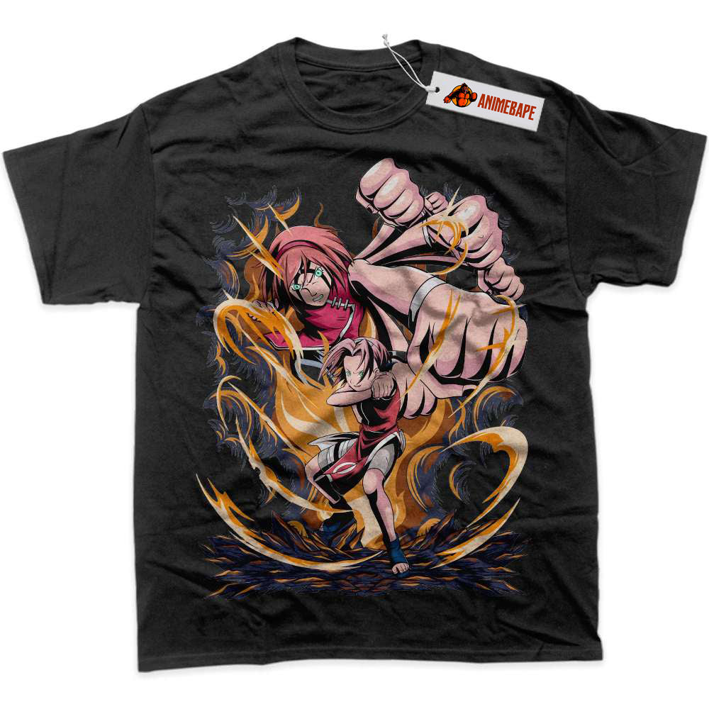 Sakura Haruno Naruto Anime Graphic T-Shirt for Fans