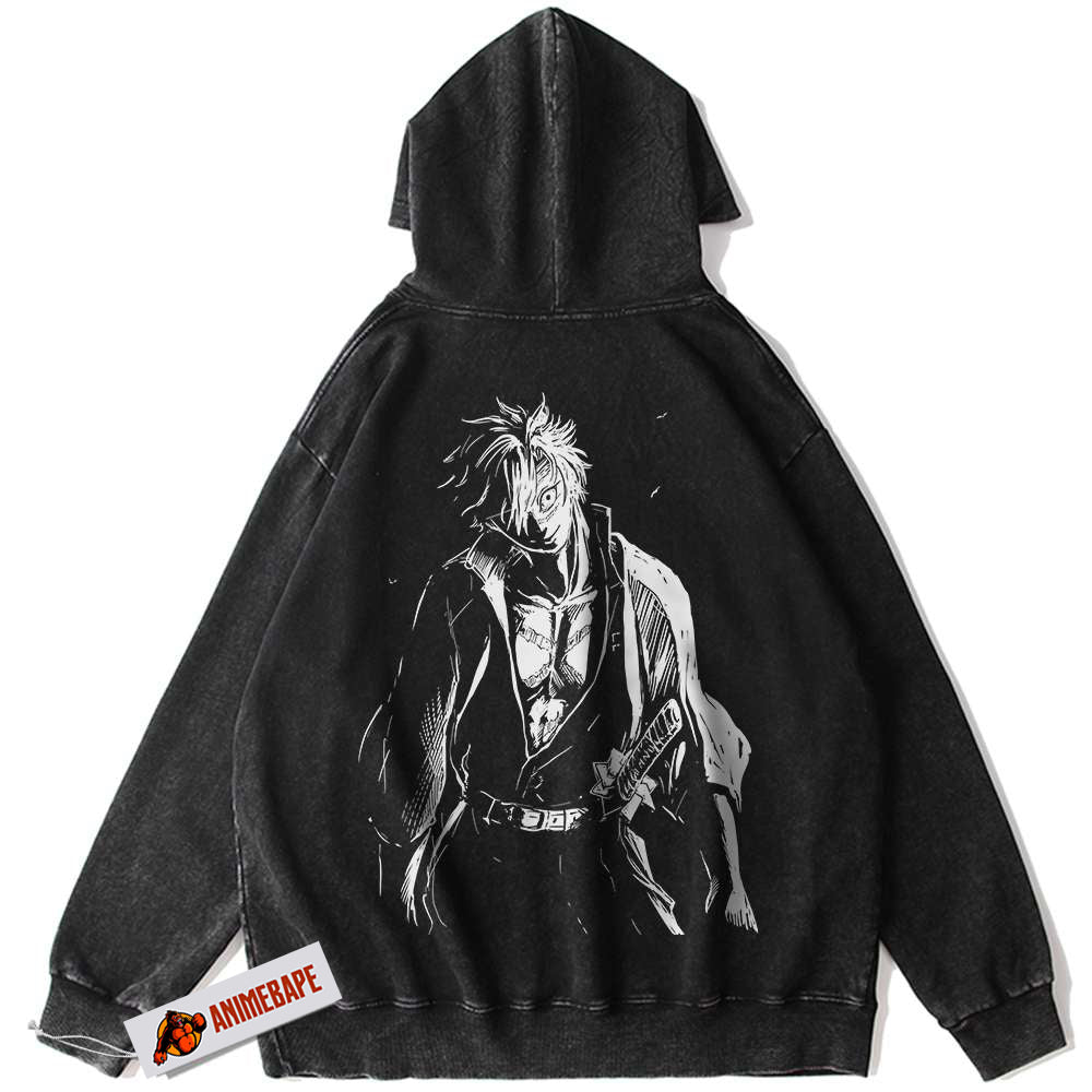Demon Slayer Sanemi Shinazugawa Vintage Anime Hoodie