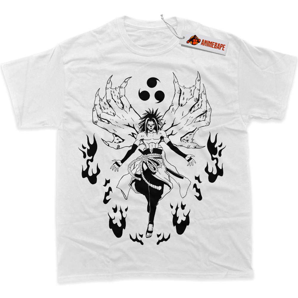 Sasuke Uchiha Naruto Anime Graphic T-Shirt for Fans